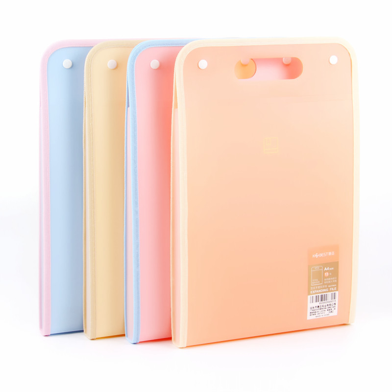 竖式说明书出纳专用大容量风琴包