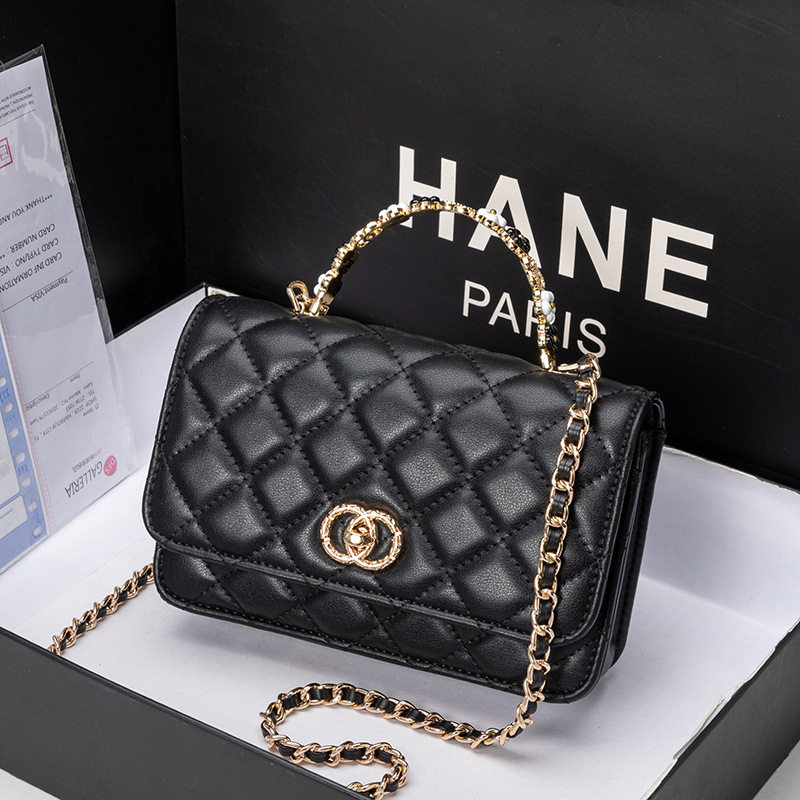 真皮女包新款小众高级感经典菱格手提链条单肩斜挎时尚百搭小方包,箱包皮具/热销女包/男包,通用款女包,淘宝优惠券,粉丝福利购,淘宝优惠卷