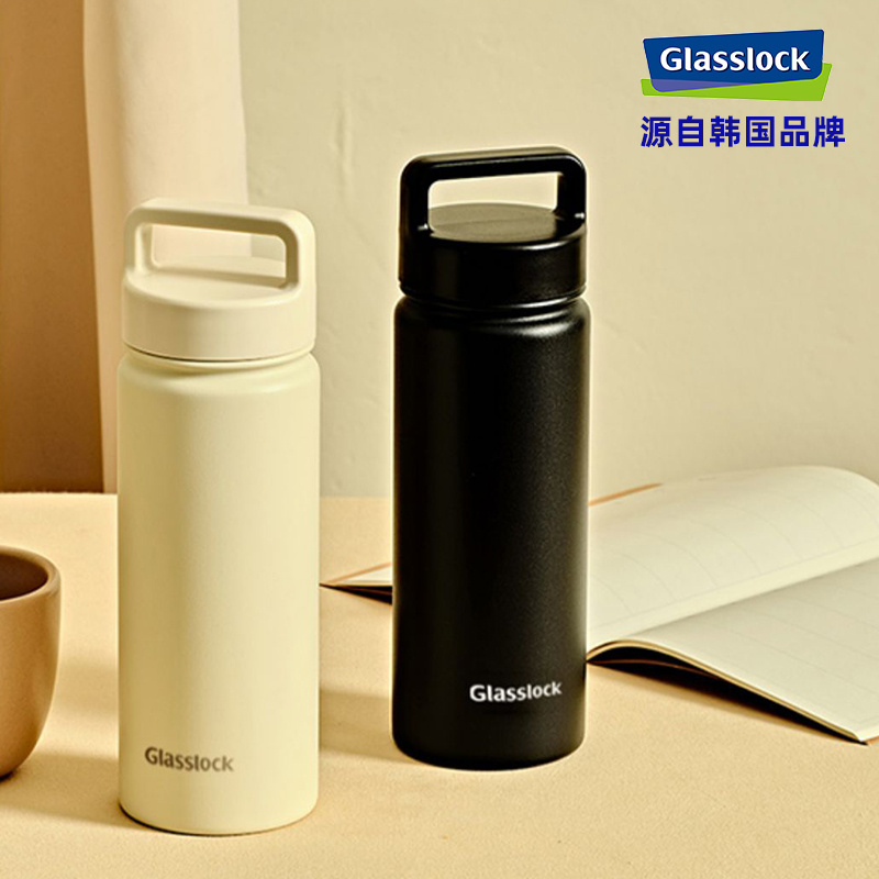 glasslock韩版文艺保温杯500ml