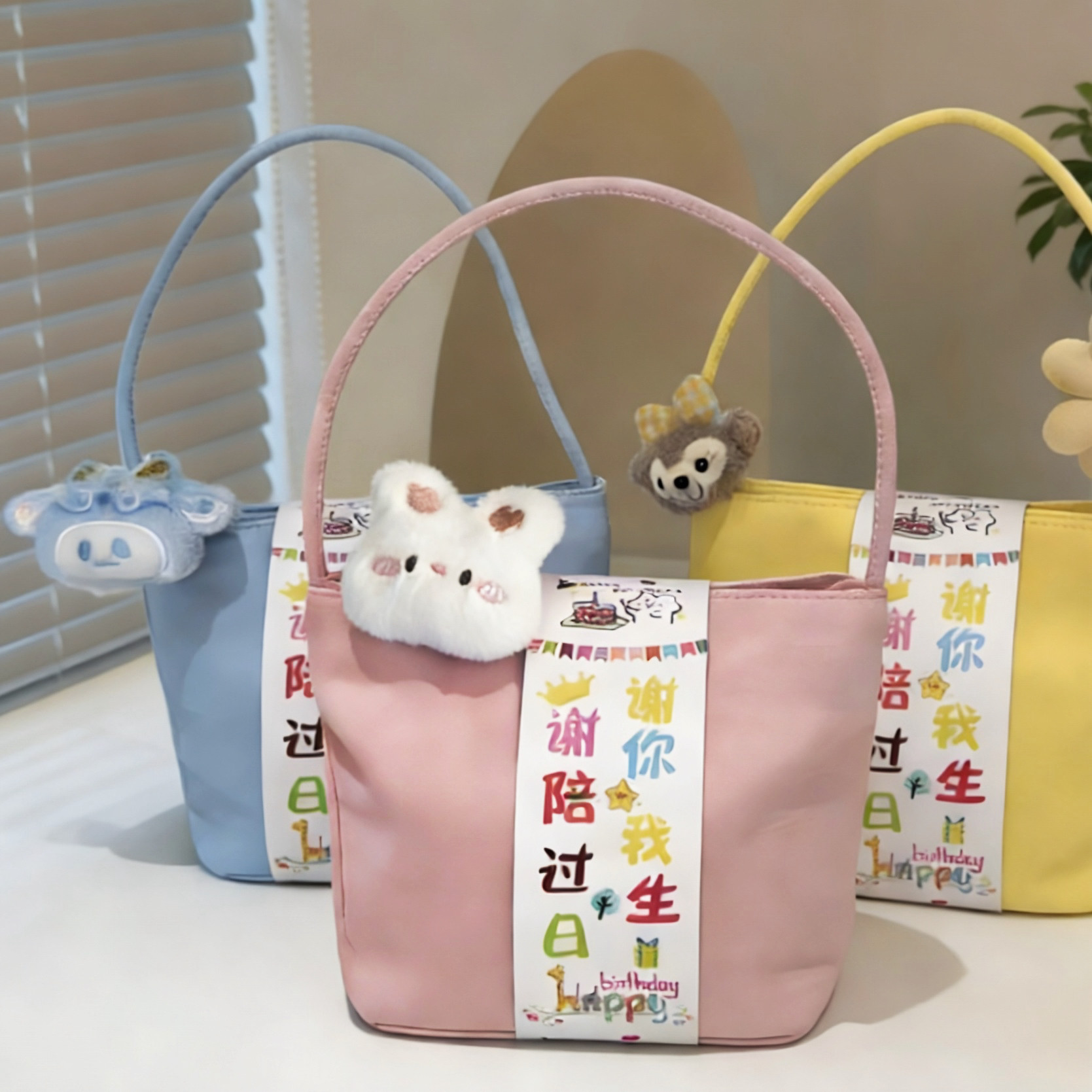 满月伴手礼手提袋子宝宝礼盒百日宴回礼儿童十周岁生日礼物空盒子