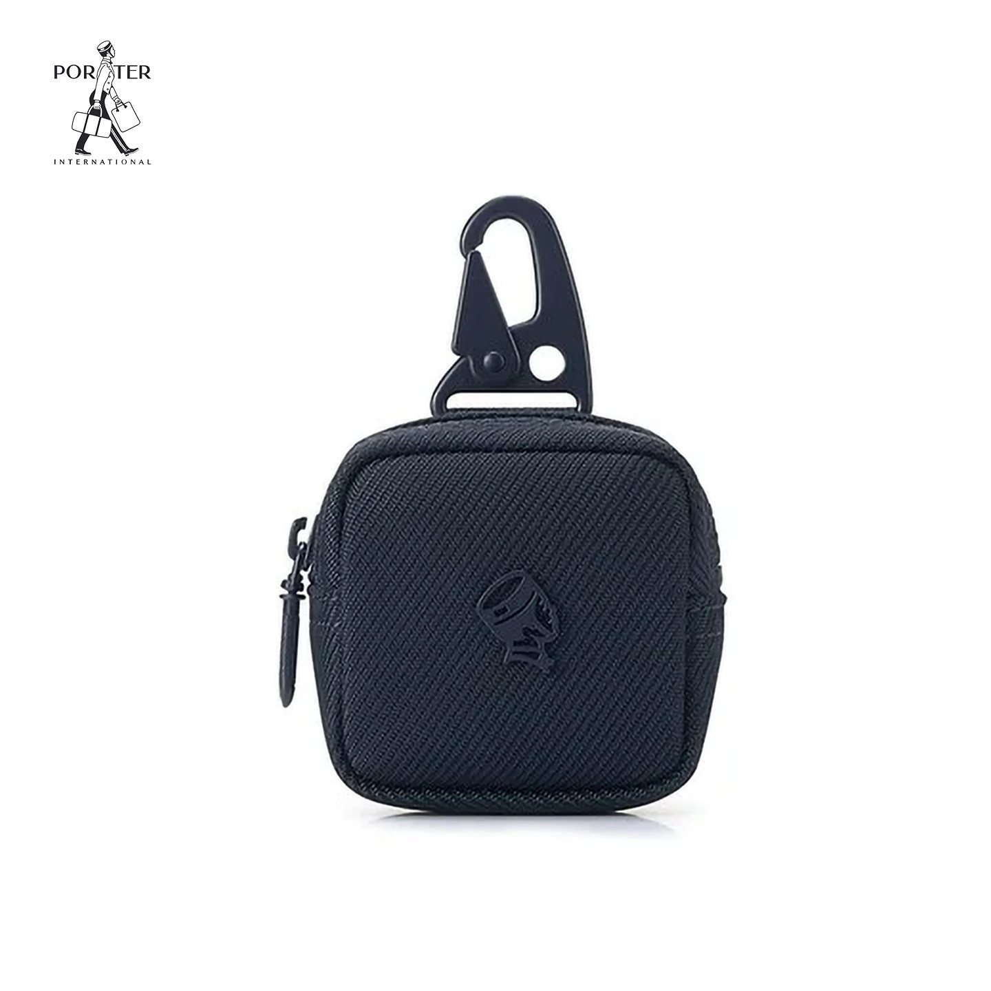 PORTER MINI POUCH 斜纹尼龙挂扣耳机包钥匙包便携轻便挂扣收纳包