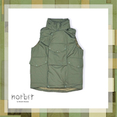 冬季 Norbit 山系机能羽绒马甲 保暖多口袋宽松休闲立领背心外套