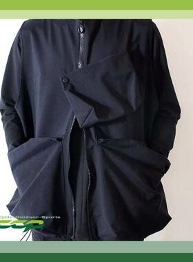 CCP 机能解构冲锋衣二合一马甲夹克连帽外套大容量口袋防泼水大衣