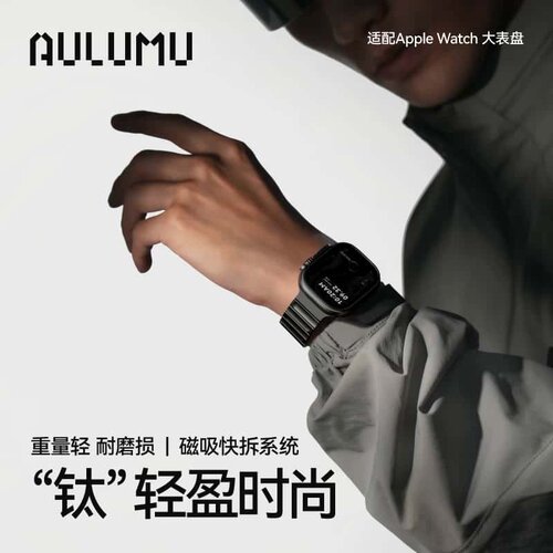 AULUMUC01全钛磁吸快拆表带