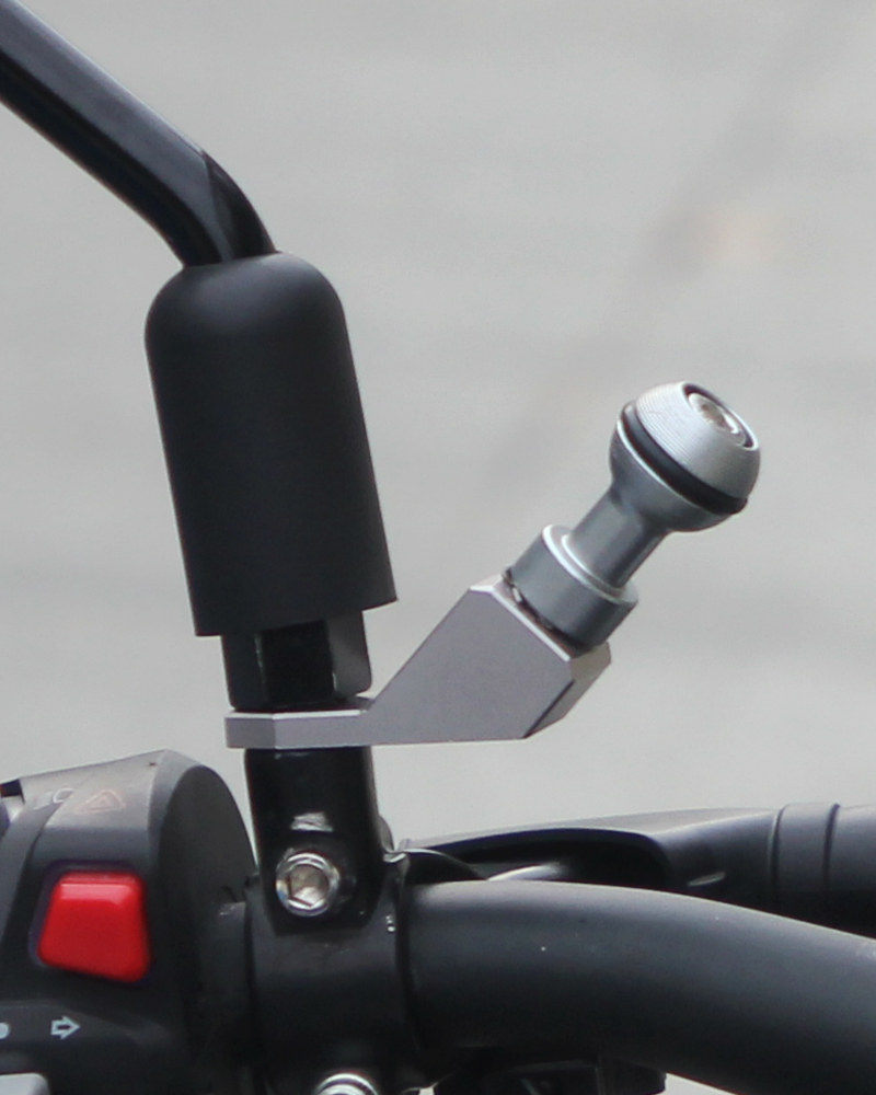 灯昕摩托车后视镜Y脚支架尺寸10mm的孔距