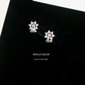 摩天轮 可旋转锆石爆闪316L钛钢耳钉耳垂钉耳骨钉