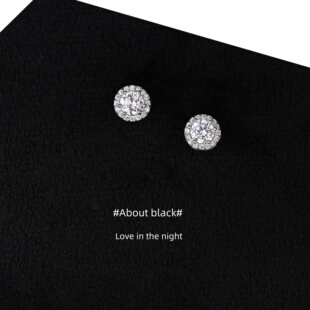 小灯泡锆石免摘养耳316L钛钢耳钉耳垂钉耳骨钉 泡泡