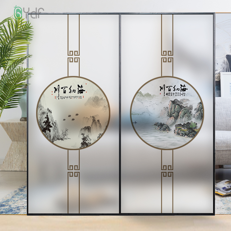 窗户贴膜透光不透明客厅防窥