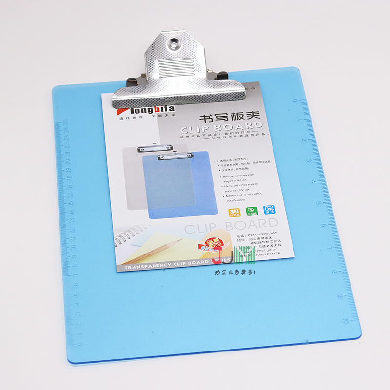 通必发菜单加厚透明写字板