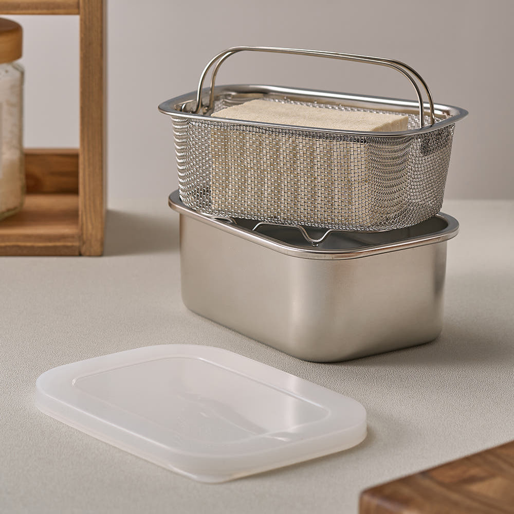 家图腾304不锈钢保鲜盒方形家用