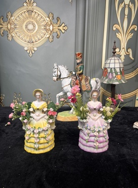 陶瓷花插北欧客厅玄关