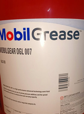 美孚Mobil gear OGL 007 009 461 Dynagear 600 SL开式齿轮润滑脂