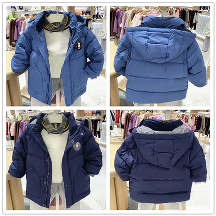 chris童装2026冬季新款男童厚款羽绒服中大童休闲保暖外套羽绒服