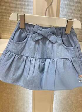 chris童装2026夏季新款女童中小童装牛仔短裤婴童款裙裤休闲时尚