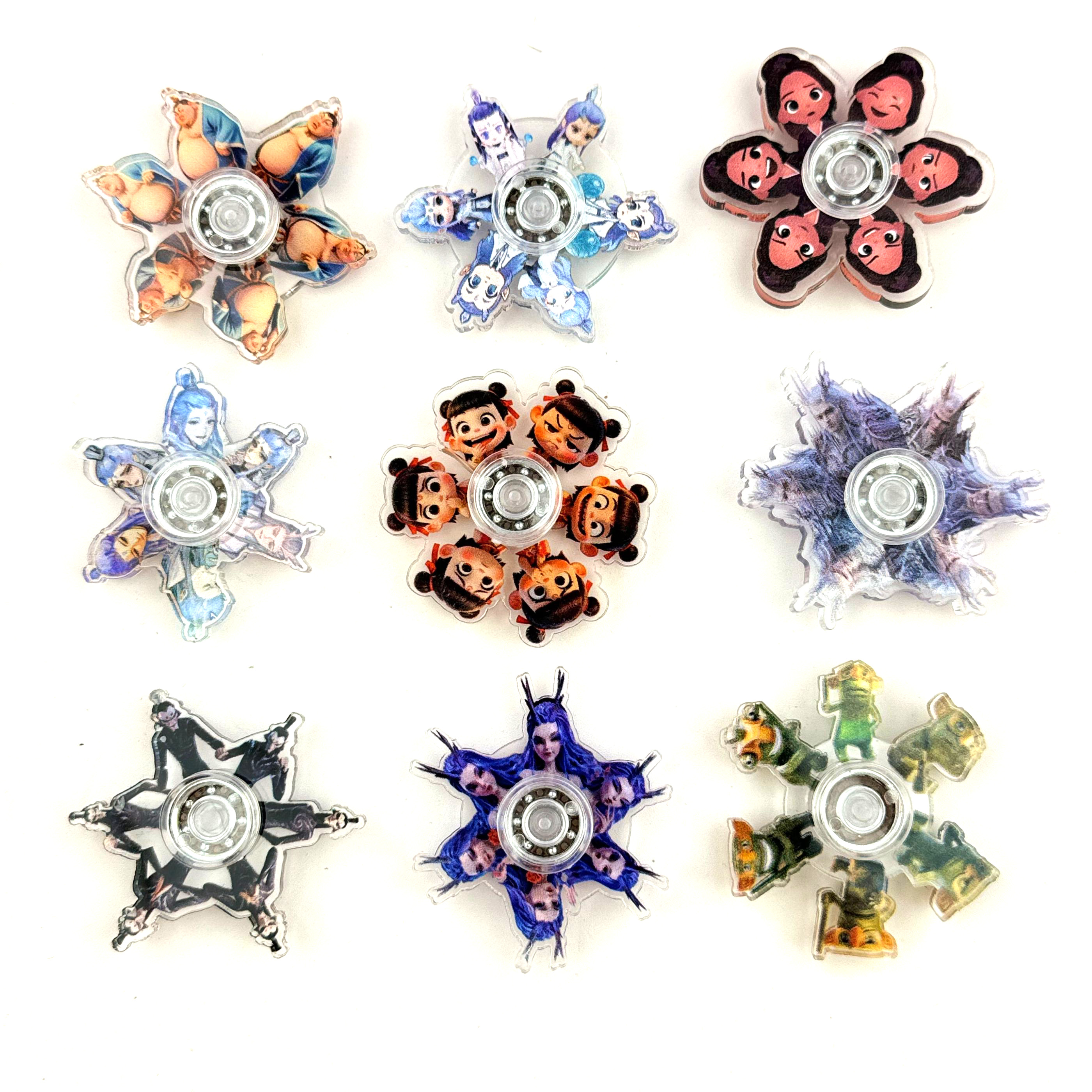 爆款哪吒指尖陀螺儿童创意解压玩具幼儿园全班分享小礼物学生奖品