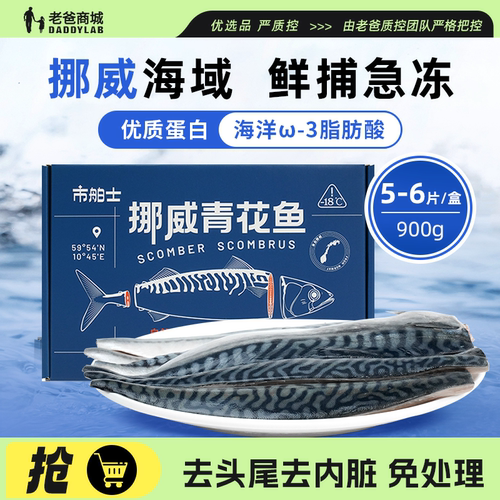 市舶士挪威青花鱼独立包装鲜嫩