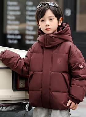 冬季短款洋气童装韩版加厚羽绒服