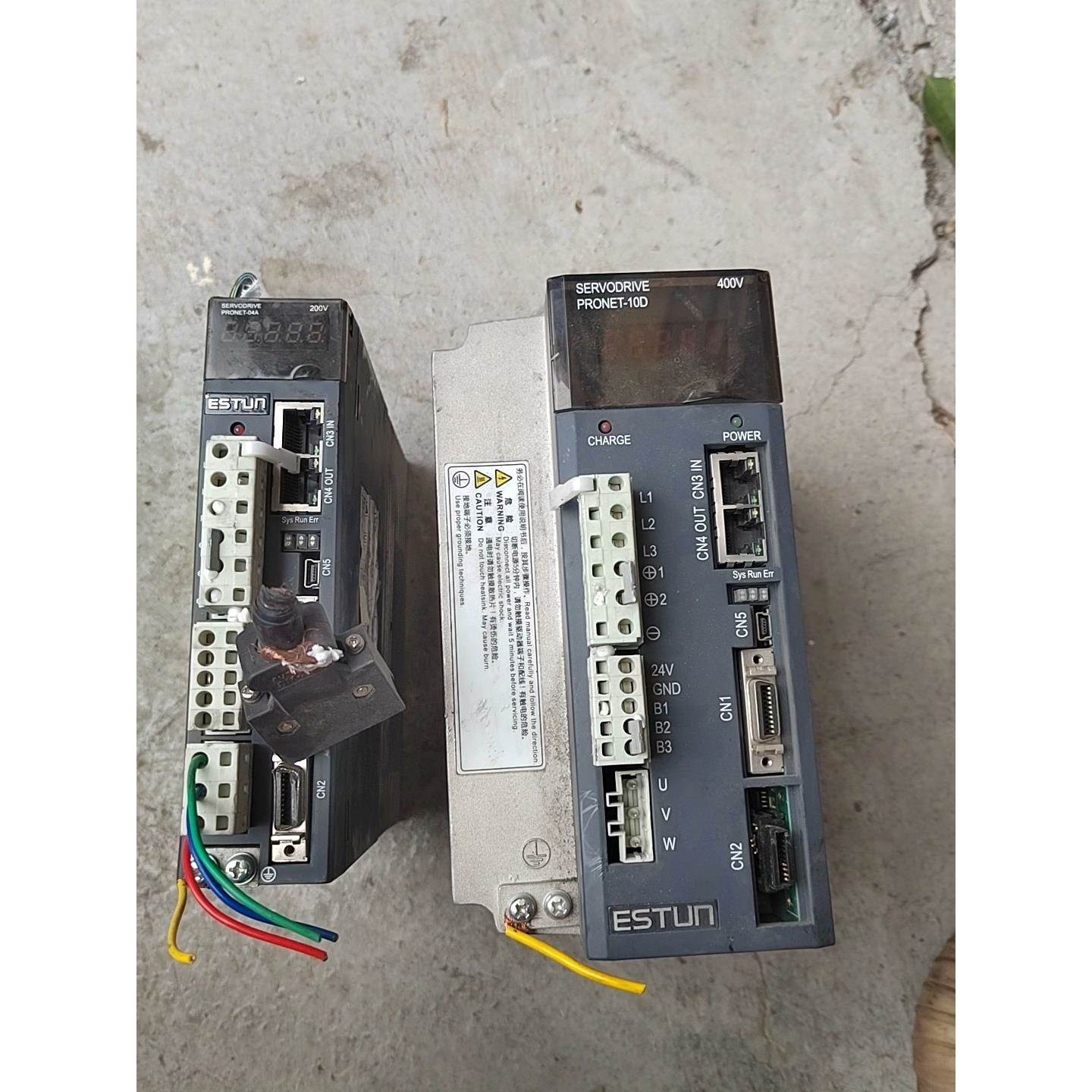 【议价】暴力拆机埃斯顿伺服驱动1千瓦，0.4千瓦PRONET-10D