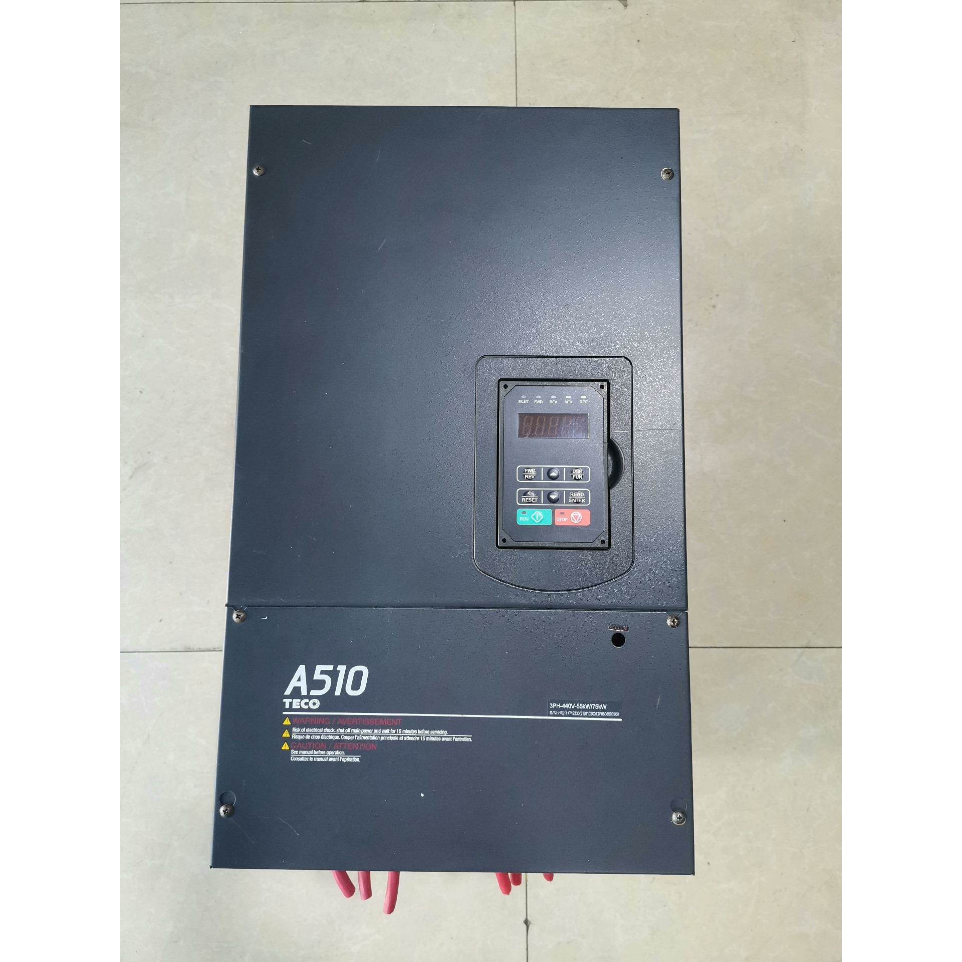 【议价】A510-4075-H3原装拆机东元变频器55Kw/75KW