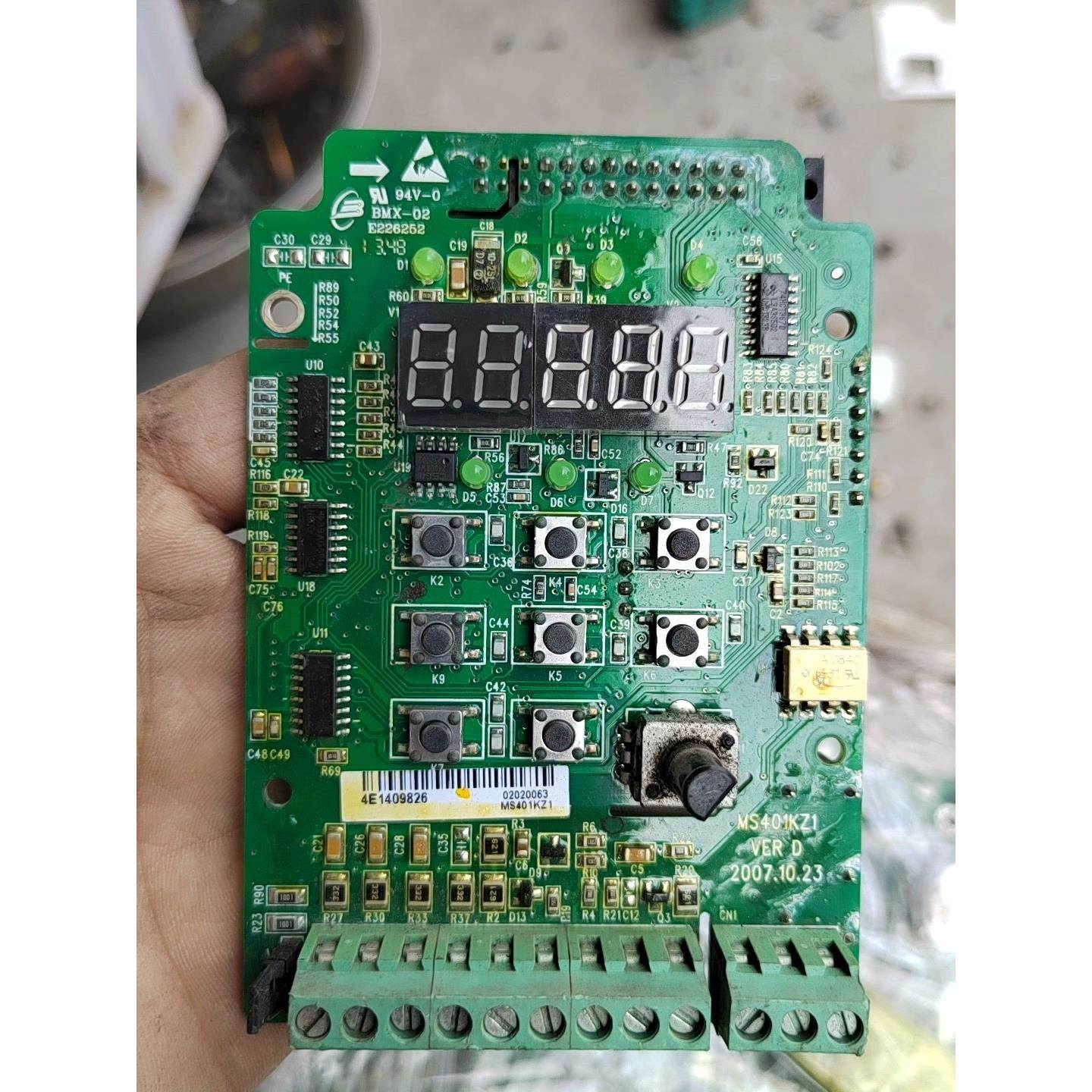 【议价】汇川变频器主板MS401KZ1，拆机的，实物拍摄，功能包好，