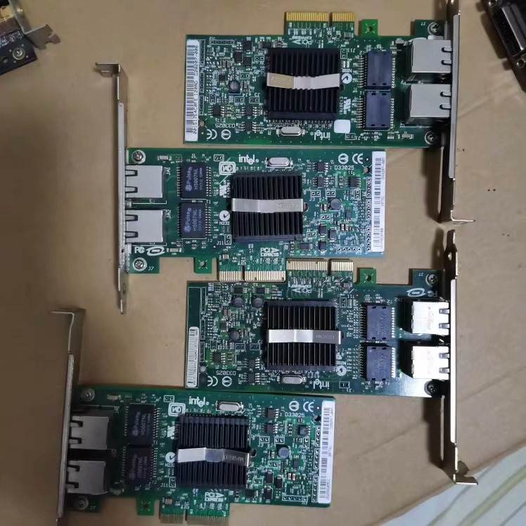 【议价】拆机INTEL英特尔 双口千兆网卡 82571 双口电口PC