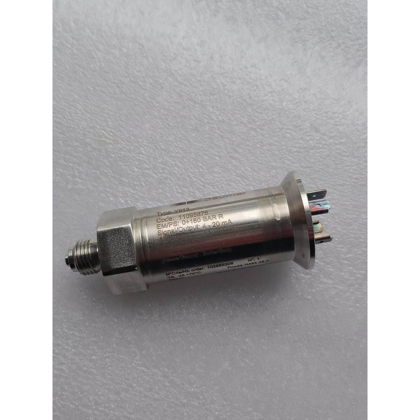 【议价】Baumer压力传感器Y913，0-160bar，全新原装正