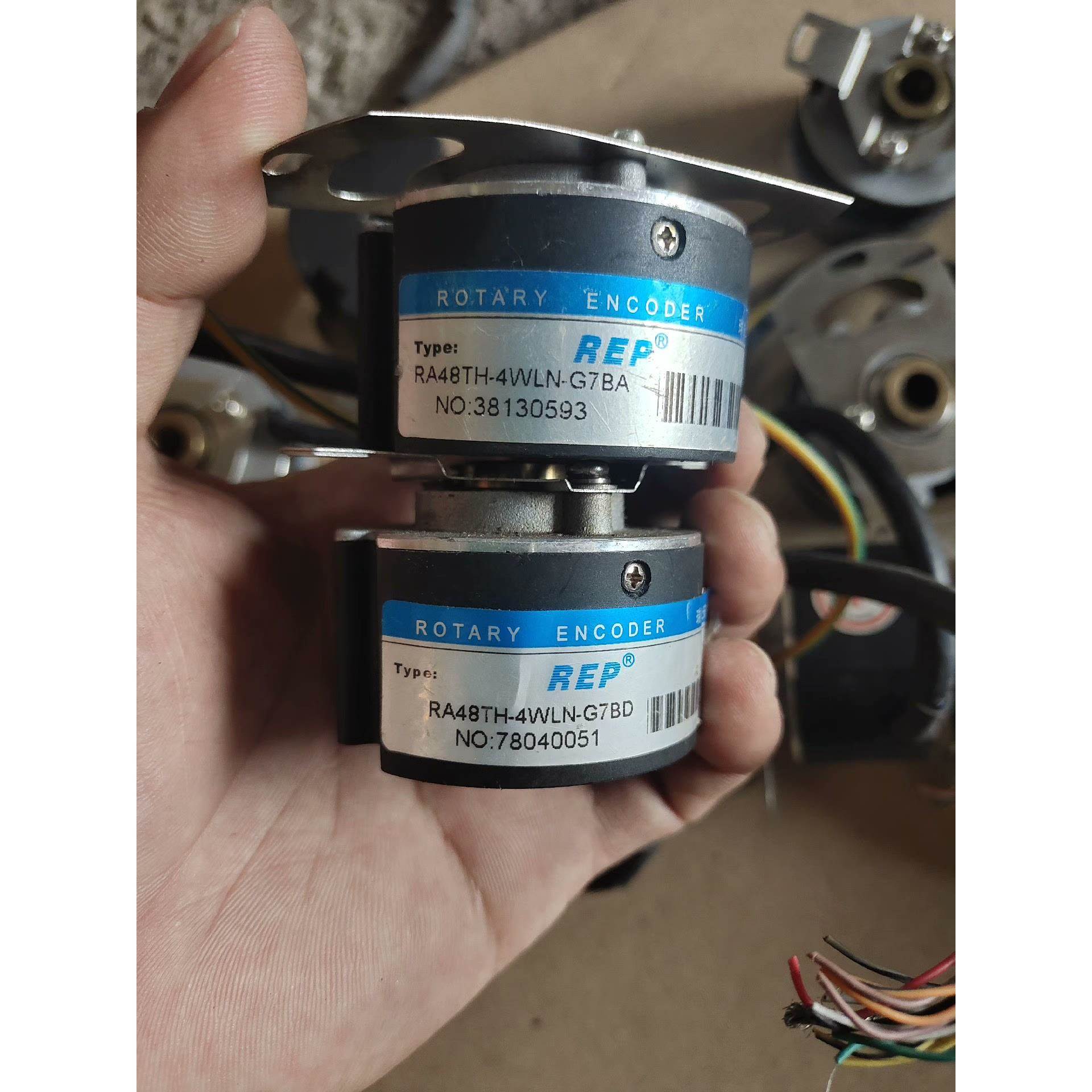 【议价】瑞普编码器RA48T-4WLN-G7BA/G7BD，内孔径8