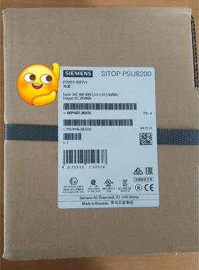 【议价】6EP1437-3BA10西门子全新SITOP PSU820