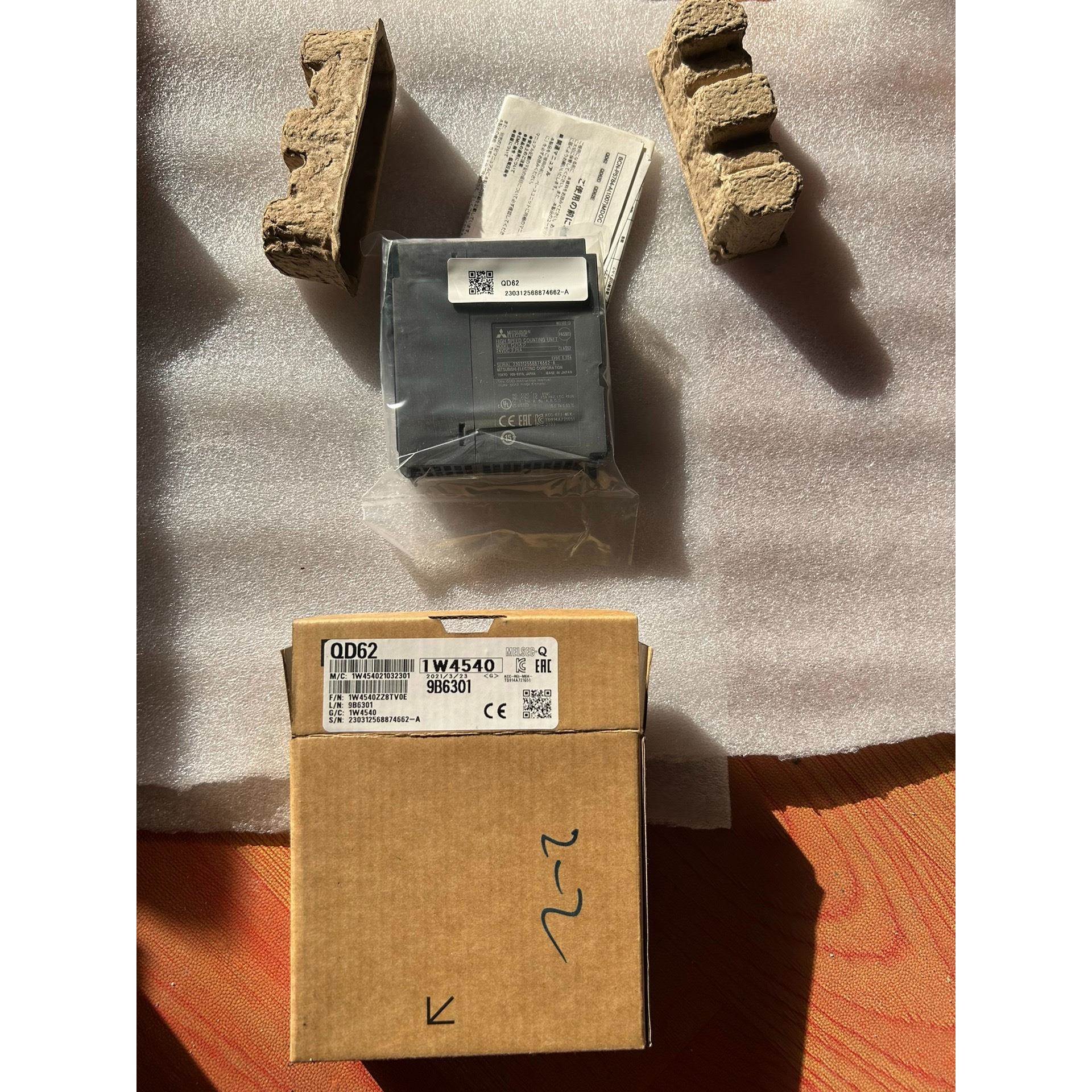 【议价】全新三菱模块QD62一台，全新，未拆封，实物如下图所示需