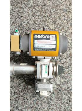 【议价】拆下件norbro英国进口电动执行器，带不锈钢球阀。实物拍