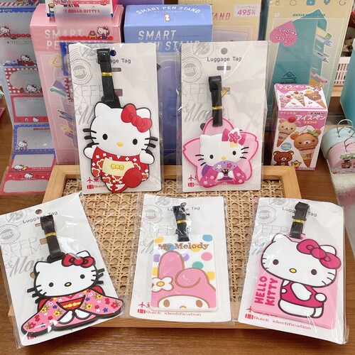 可爱kitty行李吊牌旅行箱行李牌背包行李箱登机牌