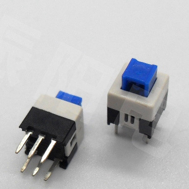 自锁/无锁开关 7*7按键开关双排6脚 轻触按钮开关 带锁/不带锁