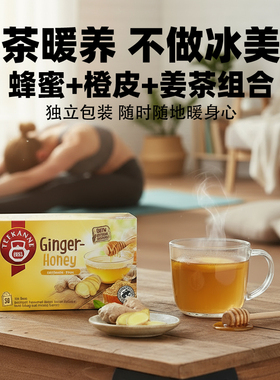 Teekanne德国进口蜂蜜香橙橘皮生姜茶包养生姨妈期女生茶袋泡茶叶