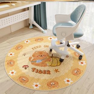 Desk floor mat circular study study chair matchildren's room