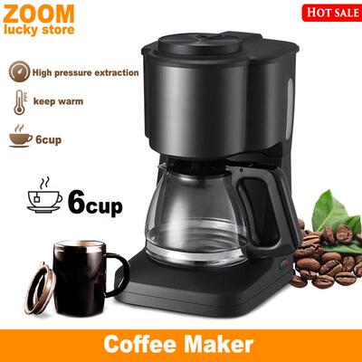 Drip coffee maker machine make america Coffee 650ml 6cups跨