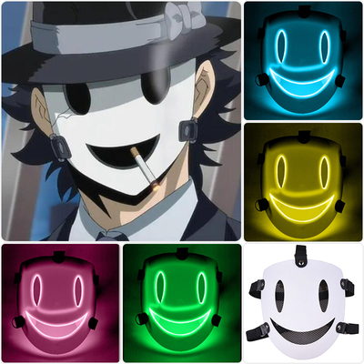 Anime cosplay HighRise Invasion Cosplay Mask LED Glowing跨境