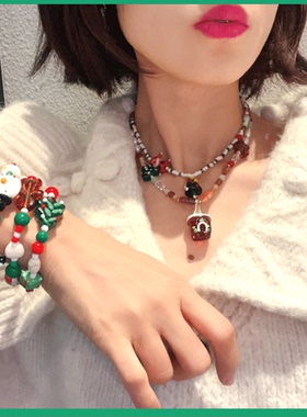 其他琉璃圣诞彩色女卡通