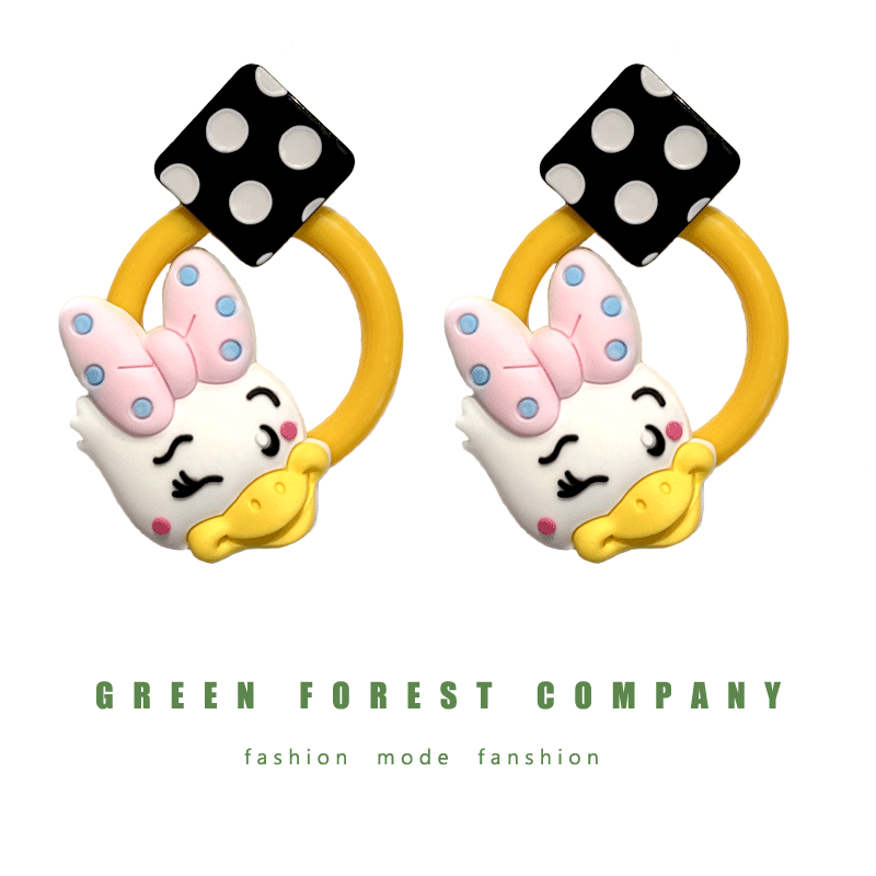 耳环耳坠耳饰少女趣味卡通可爱气质气质女
