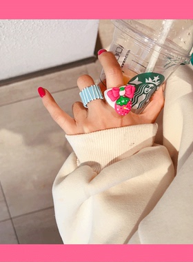 绿森女亚克力日韩可爱