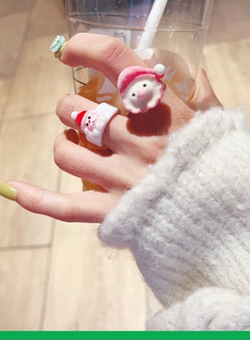 圣诞款可爱戒指SHEGNDAN