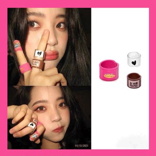 欧阳娜娜同款韩国个性夸张创可贴戒指圆形