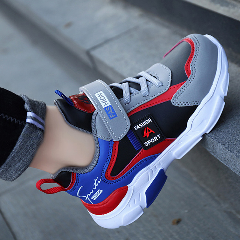 5-13岁男童运动鞋春秋小学生网面