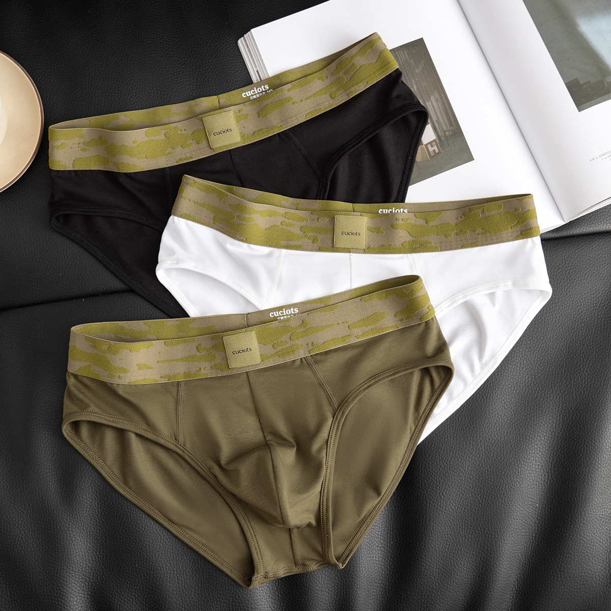 MOCARLCE男士内裤男款三角裤兰精莫代尔夏季运动男士内裤男生性感