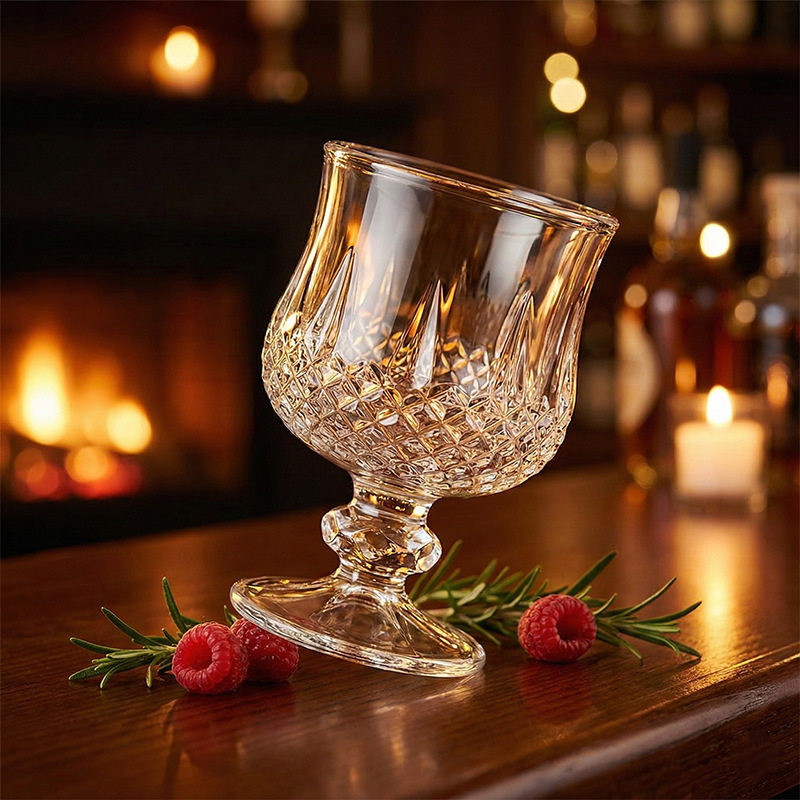 迷你高脚白酒杯复古浮雕刻花钻石一两杯子小果酒杯蝴蝶香薰蜡烛杯,餐饮具,白酒杯,淘宝优惠券,粉丝福利购,淘宝优惠卷