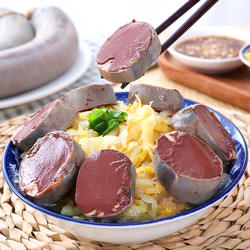 东北农家自制手工东北血肠东北杀猪菜炖血肠酸菜炖白肉炖血肠