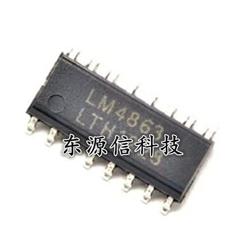 全新正品 LM4863 LM4863M 贴片SOP-16 双声道音频功率放大器