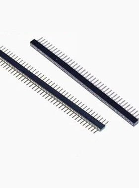 1.778 单排圆孔排针 1*40P 1.778MM 圆形排针 排母插针 镀金