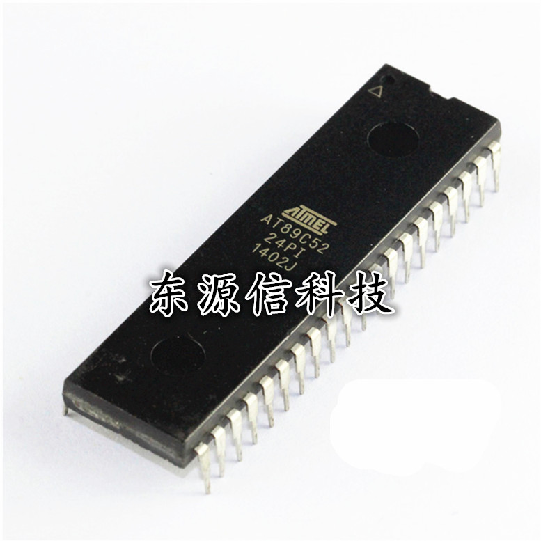 全新 单片机ATMEL AT89C52-24PU AT89C52-24PI 直插DIP-40