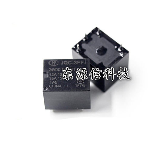 4脚 HF- JQC-3FF- 5 005 9 009 12 012 24 024 VDC -1HS继电器