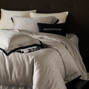 春夏兰精天丝四件套夏季 26新款 凉感丝滑高端床品套件4 LOVE LOOPS